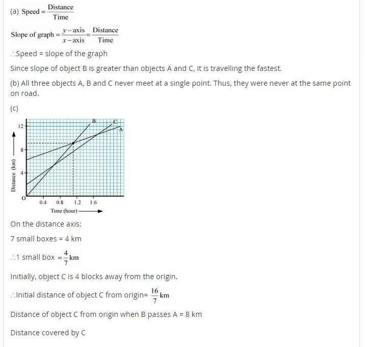 NCERT Solutions For Class 9 Science Chapter 8 Motion
