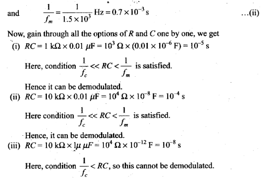 Communication Systems NCERT Exemplar Problems Solutions Physics