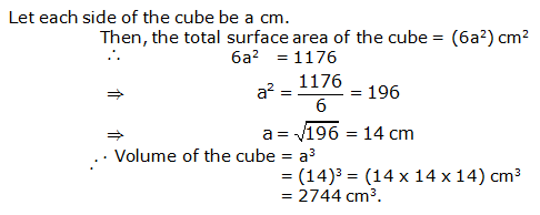 Chapter 13 Surface Areas and Volumes RS Aggarwal Solution for Class 9th Maths